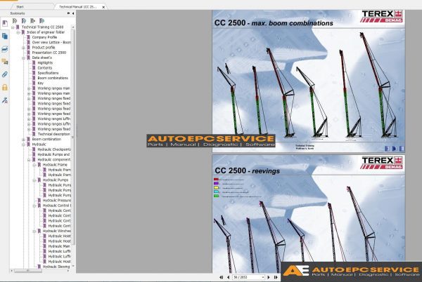 Terex Demag CC2500 450T Technical Training6