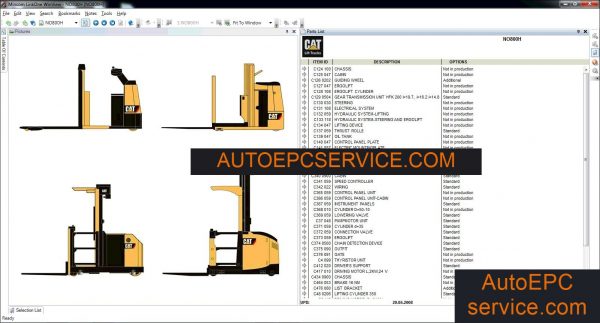 CATERPILLAR WAREHOUSE Forklift 0420189 1