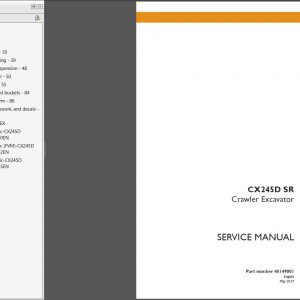 Caser Crawler Excavator CX245D SR Service Manual 1