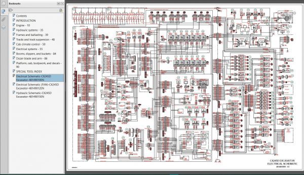 Caser Crawler Excavator CX245D SR Service Manual 4