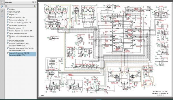 Caser Crawler Excavator CX245D SR Service Manual 6