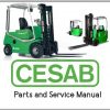 Cesab Forklift Spare Part Catalog and Service Manual Full DVD