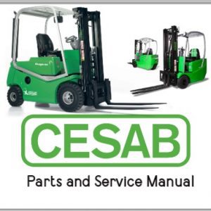 Cesab Forklift Spare Part Catalog and Service Manual Full DVD