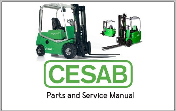 Cesab Forklift Spare Part Catalog and Service Manual Full DVD