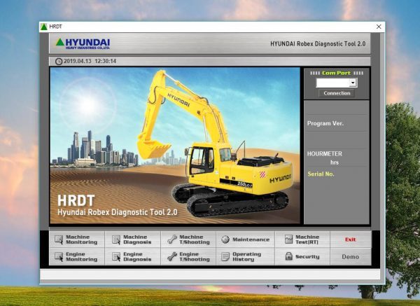 HYUNDAI SOFTWARE DIAGNOSTIC ROBEX HRDT 203