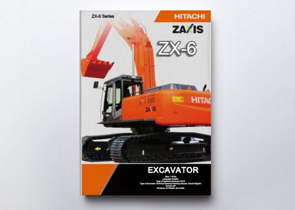 Hitachi Excavator ZX 6 Full Shop Manual DVD