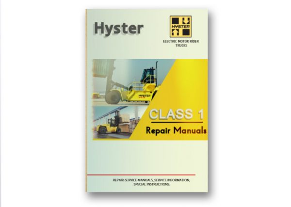 Hyster Forklift Claas 1 Electric Motor Rider Trucks Repair Manuals