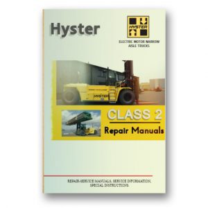 Hyster Forklift Claas 2 Electric Motor Narrow Aisle Trucks Repair Manuals