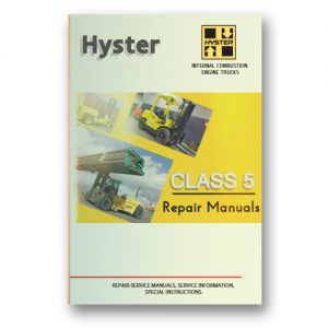 Hyster Forklift Class 5 Internal Combustion Engine Trucks Repair Manuals 1