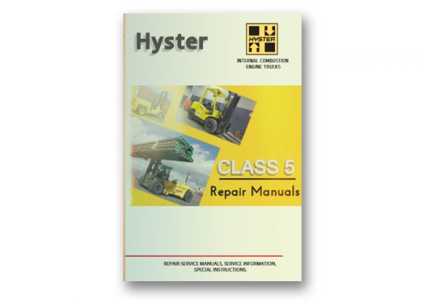 Hyster Forklift Class 5 Internal Combustion Engine Trucks Repair Manuals 1