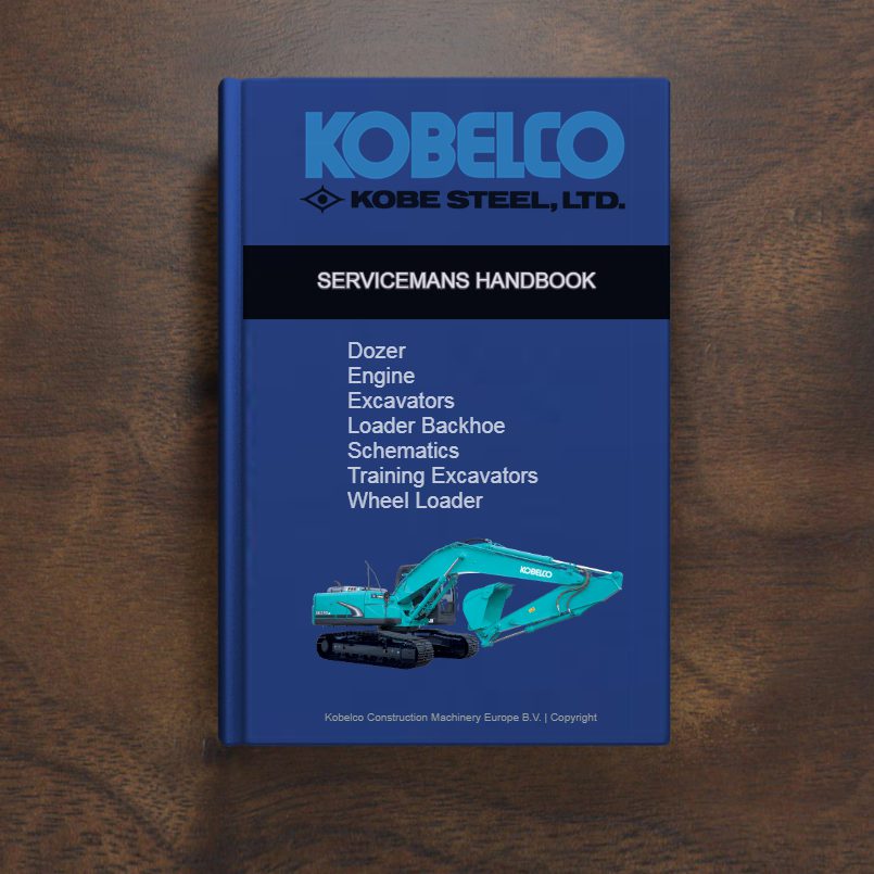 Kobelco All News Models Construction Machinery Servicemans Handbook Full DVD