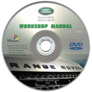 Landrover Ranger Rover 2003 2018 Workshop Manual DVD 1