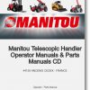 Manitou Telescopic Handler Operator Manuals Parts Manuals CD