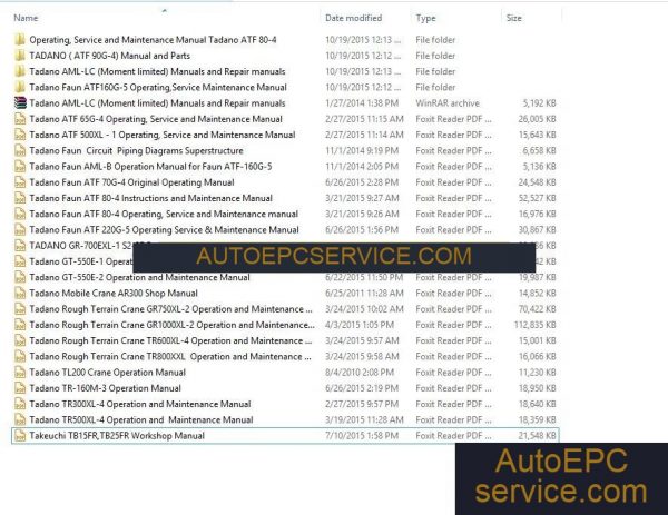 Tadano Cranes Operation Service and Maintenance Manual1 1