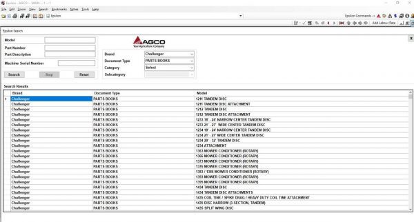AGCO Challenger NA 052019 Parts Books Parts Documents 4