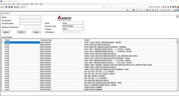 AGCO Fendt NA 052019 Parts Book 4