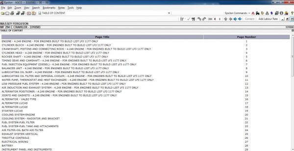 AGCO Massey Ferguson EU 052019 Parts Books 3