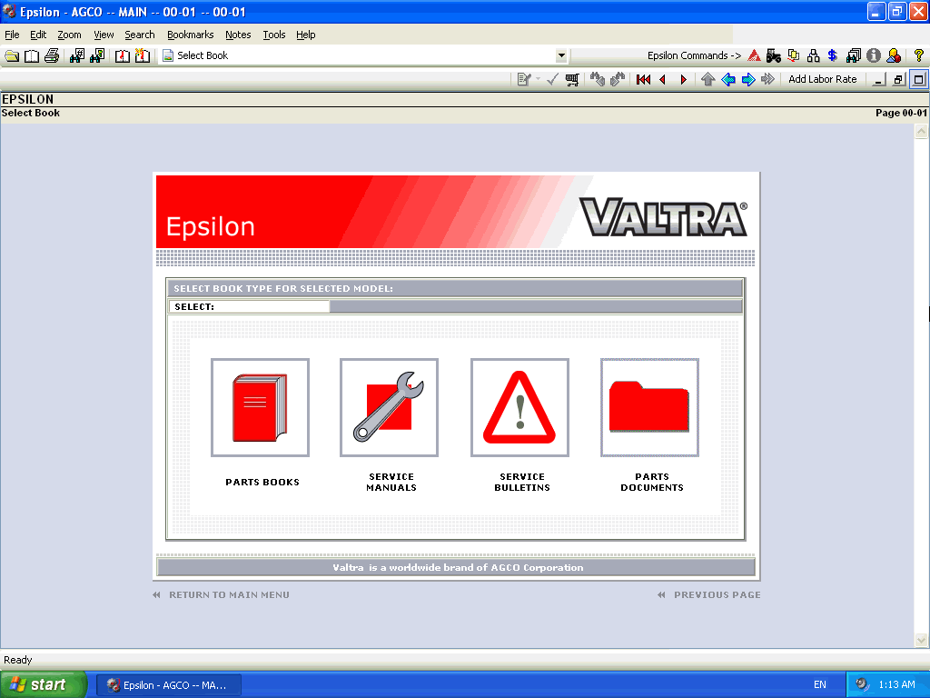 AGCO Valtra EU 052019 Parts Books 1
