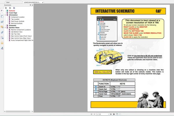 CAT Excavator 316F and 318F Schematic3