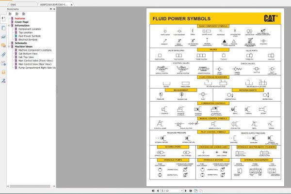 CAT Excavator 316F and 318F Schematic4