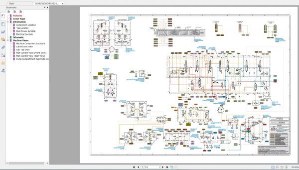 CAT Excavator 316F and 318F Schematic5
