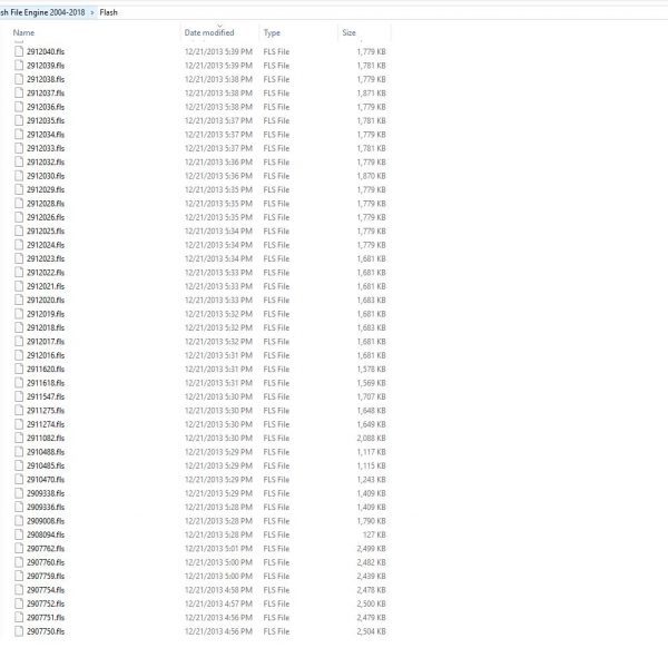 CAT Flash File Engine 2004 20184