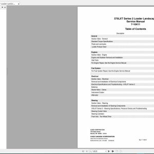 Case Landscaper Loader Shop Manual DVD (2)