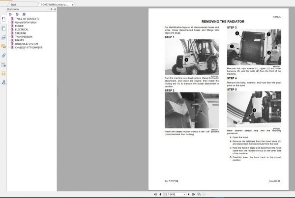 Case Backhoe Loader New Model Service Manual Full DVD7