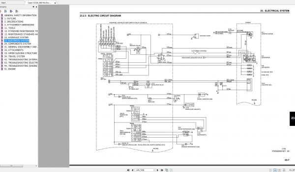 Case CX31B36B Mini Excavator Service Manual 3