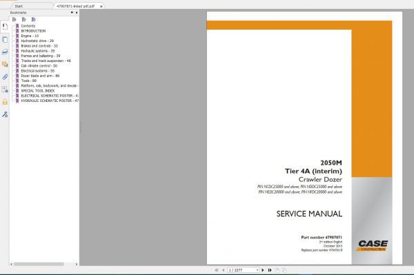 Case Dozer New Model Service Manual Full DVD12