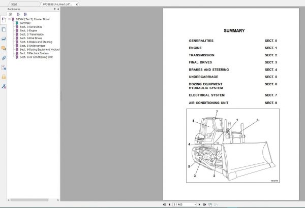Case Dozer New Model Service Manual Full DVD5