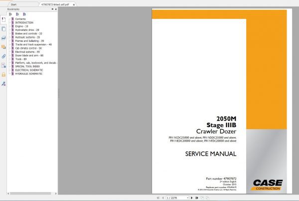 Case Dozer New Model Service Manual Full DVD7