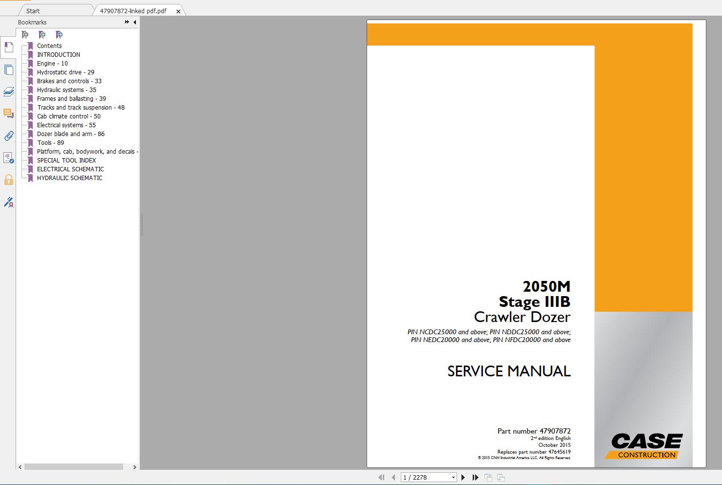 Case Dozer New Model Service Manual Full DVD7