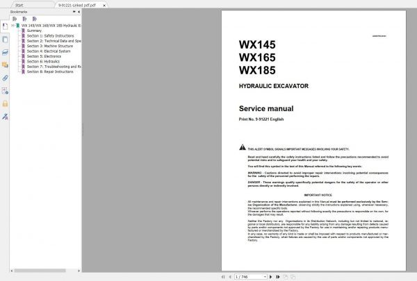 Case Excavators New Model Service Manual Full DVD11