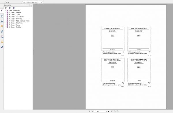 Case Excavators New Model Service Manual Full DVD2