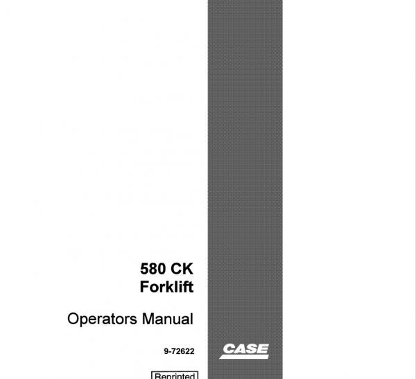Case Forklift Full Set Manual DVD 2