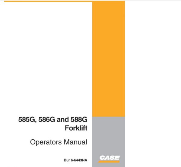 Case Forklift Full Set Manual DVD 3