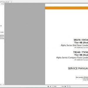 Case Skid Steer New Model Service Manual Full DVD3