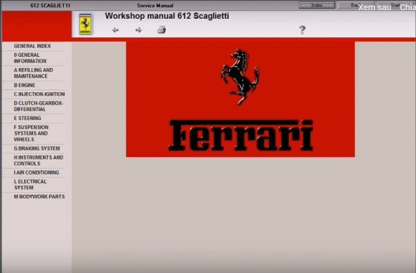 Ferrari Full Set Manual Parts Catalog 1967 2017 1 1