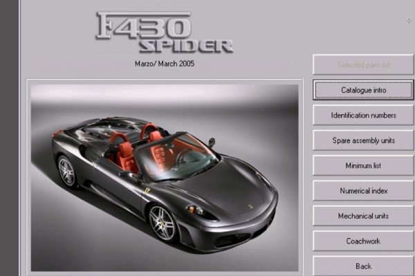 Ferrari Full Set Manual Parts Catalog 1967 2017 2 3