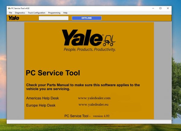 Hyster Yale PC Service Tool v492 0620181