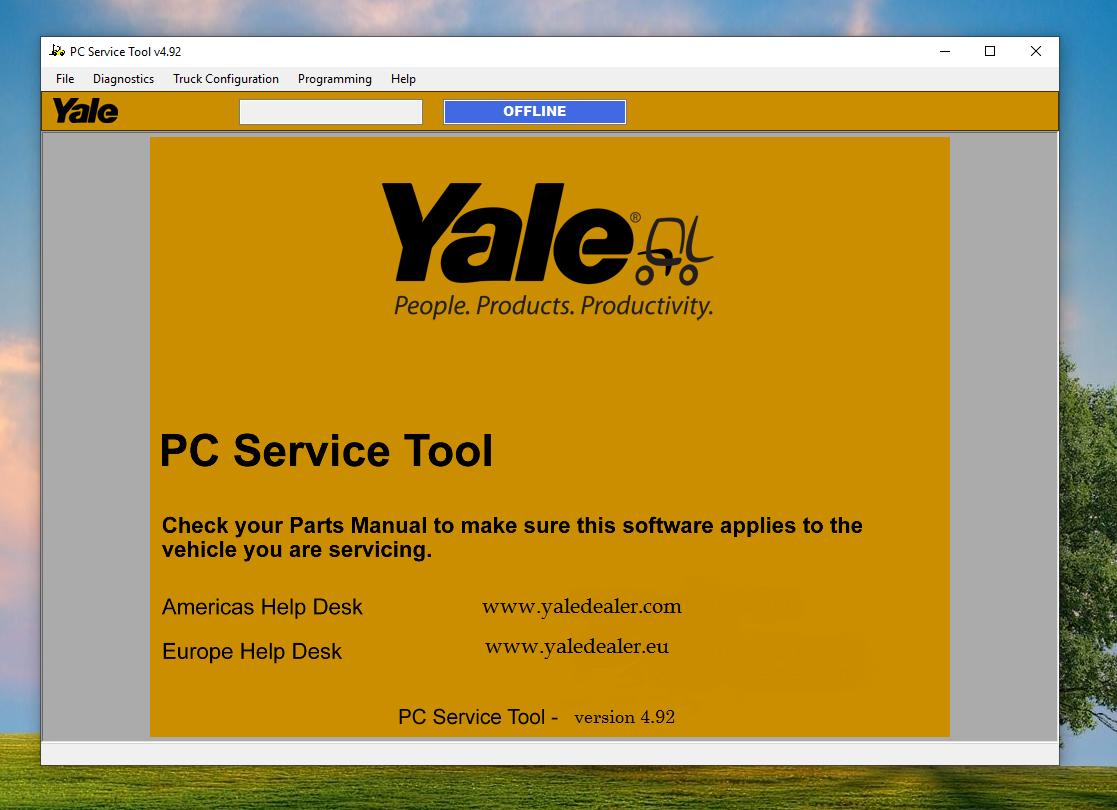 Hyster Yale PC Service Tool v492 0620181
