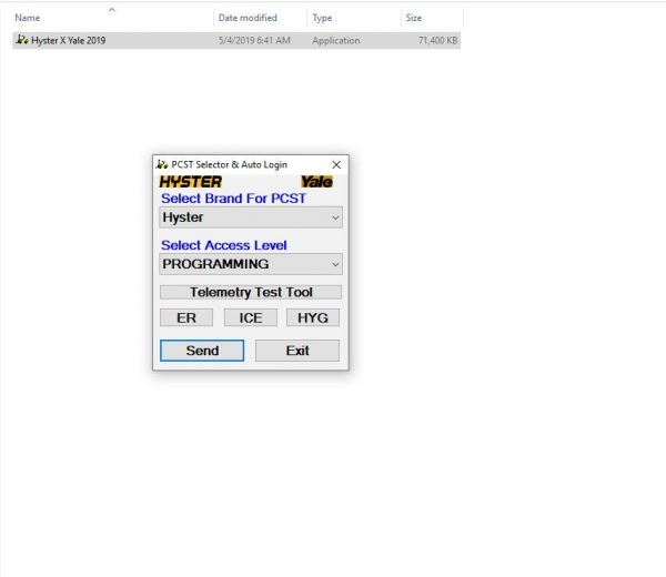 Hyster Yale PC Service Tool v492 0620182 1