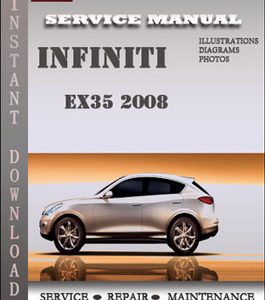 Infiniti Full Set Manual 1999 20XX USA market 2