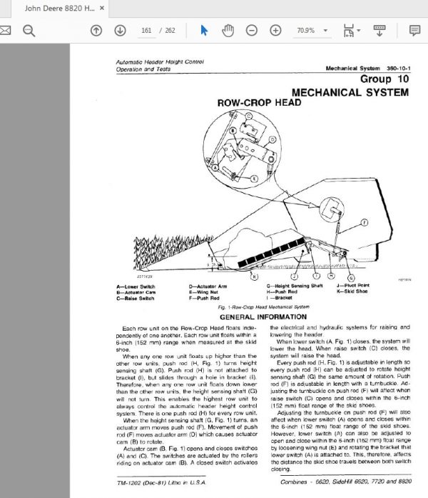 John Deere 6620 6620 7720 8820 Hydraulic System Test 2700566 6