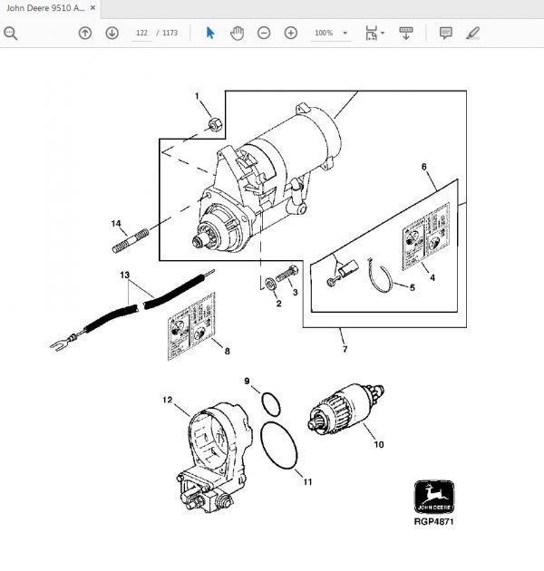 John Deere 9510 AND SIDEHILL 9510 MAXIMIZER COMBINES Parts Catalog 4
