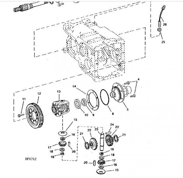 John Deere 9550 SELF PROPELLED COMBINE WITH 90 SERIES CORN HEAD Parts Catalog 4