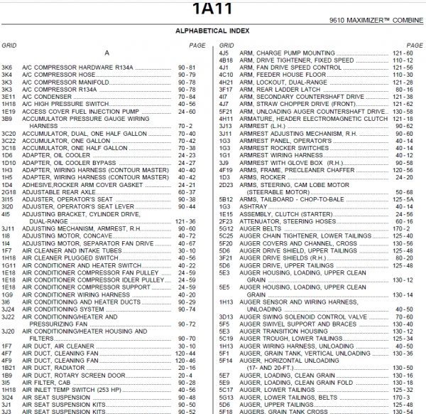 John Deere 9610 MAXIMIZER™ COMBINE WITH 900 SERIES CUTTING PLATFORM Parts Catalog 3