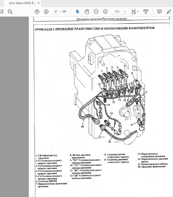 John Deere Series Tractors 8100 8200 8300 8400 Repair manual TM169918CEH96 4