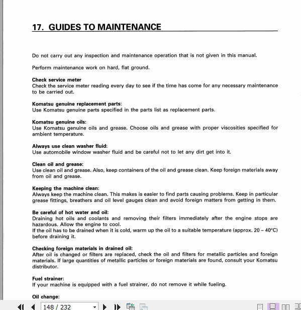 Komatsu Bulldozer D155AX 5 70001 and up Operator Maintenance Manual EN SEAM021202T 3